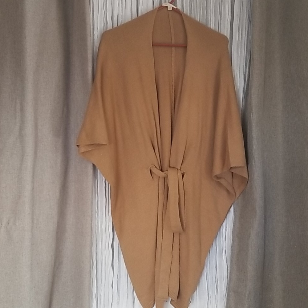 Vici waist tie poncho